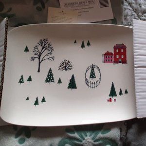 Kate Spade Lenox Arbor Village platter